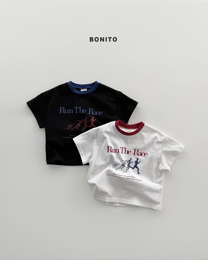 Bonito - Korean Baby Fashion - #babyoninstagram - Run the Race Tee
