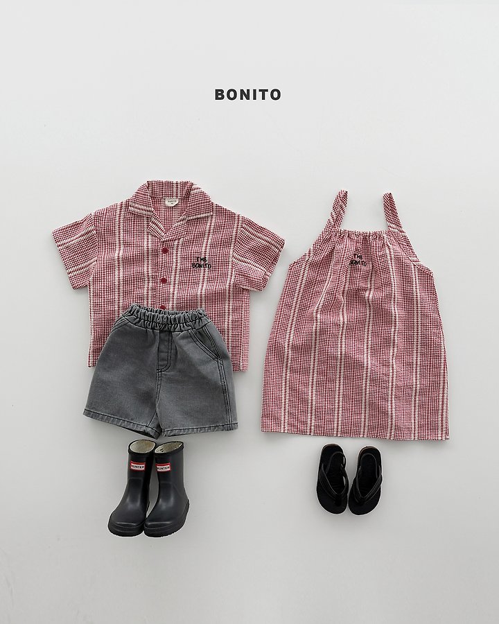 Bonito - Korean Baby Fashion - #babyootd - Lily Strap One-piece - 10