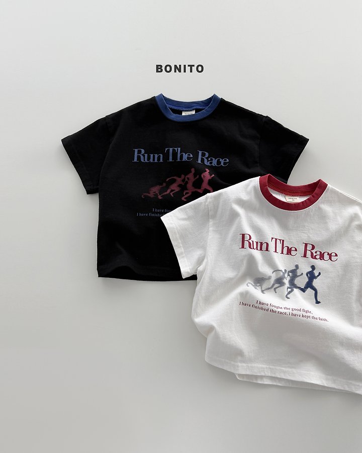 Bonito - Korean Baby Fashion - #babyootd - Run the Race Tee - 2