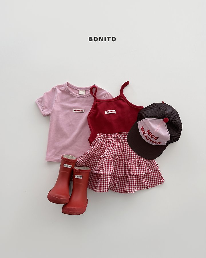 Bonito - Korean Baby Fashion - #babyootd - Rib Layered Sleeveless - 3