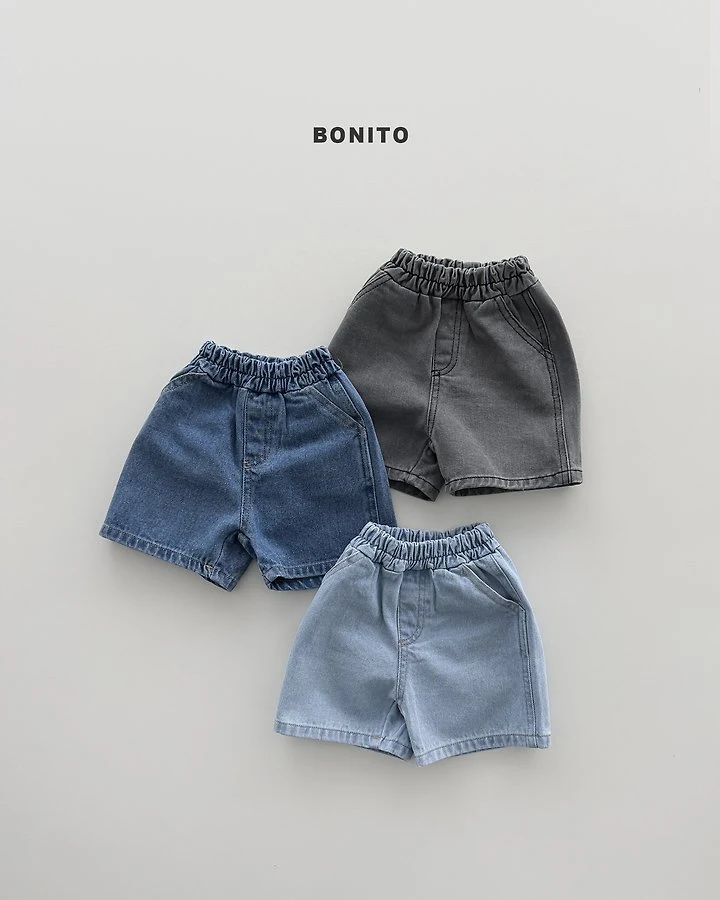 Bonito - Korean Baby Fashion - #babyootd - Denim Shorts
