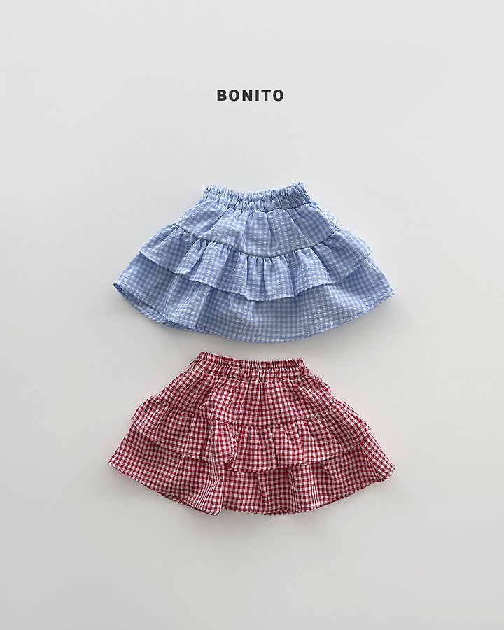 Bonito - Korean Baby Fashion - #babyoutfit - Sherbet Tiered Skirt