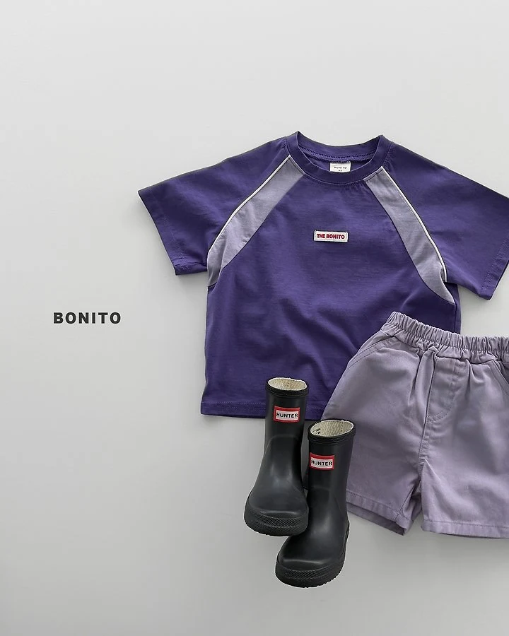 Bonito - Korean Baby Fashion - #babyoutfit - Raglan Side Tee - 7