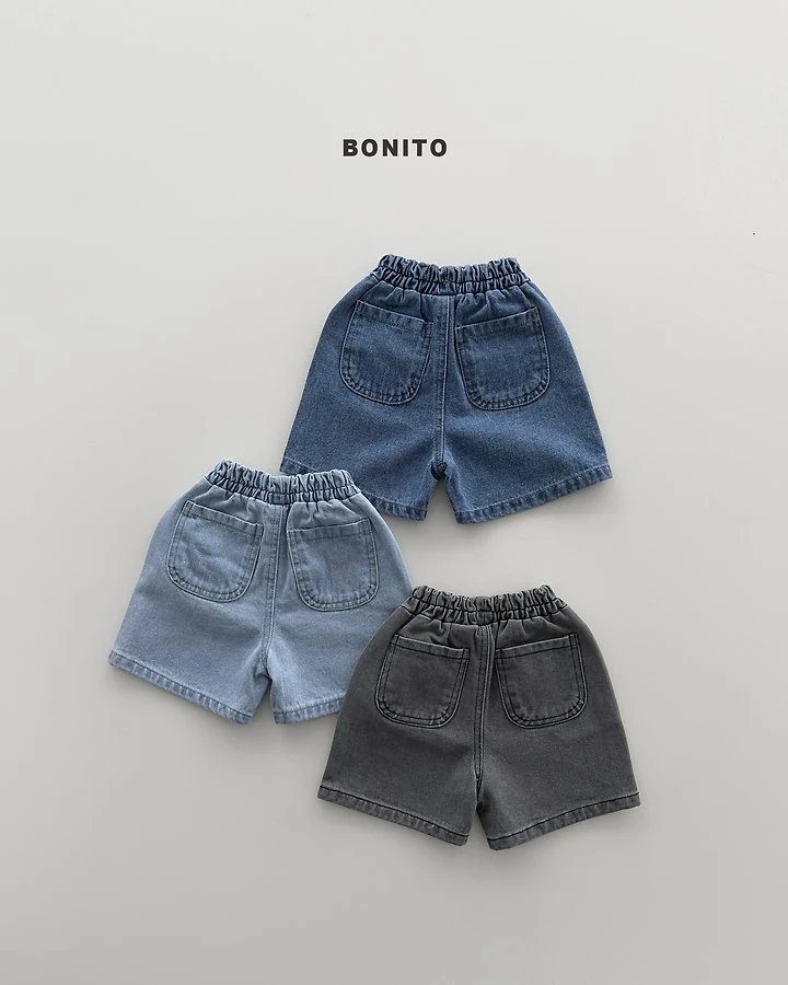 Bonito - Korean Baby Fashion - #babyoutfit - Denim Shorts - 2