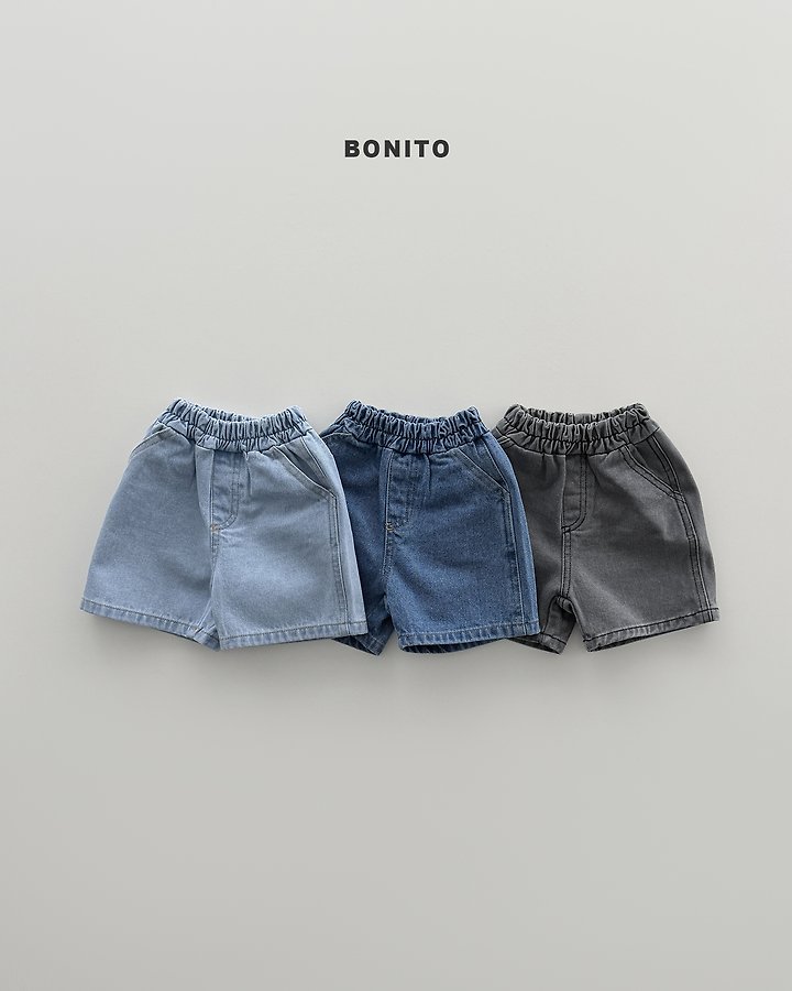 Bonito - Korean Baby Fashion - #babyoutfit - Denim Shorts - 3
