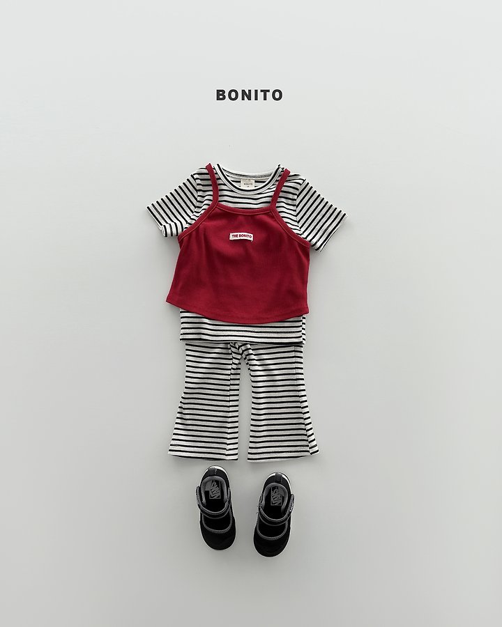 Bonito - Korean Baby Fashion - #babywear - Slim Stripe Set - 6