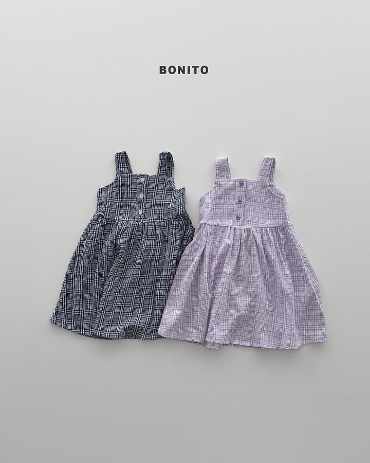 Bonito - Korean Baby Fashion - #babywear - Picnic Check One-piece