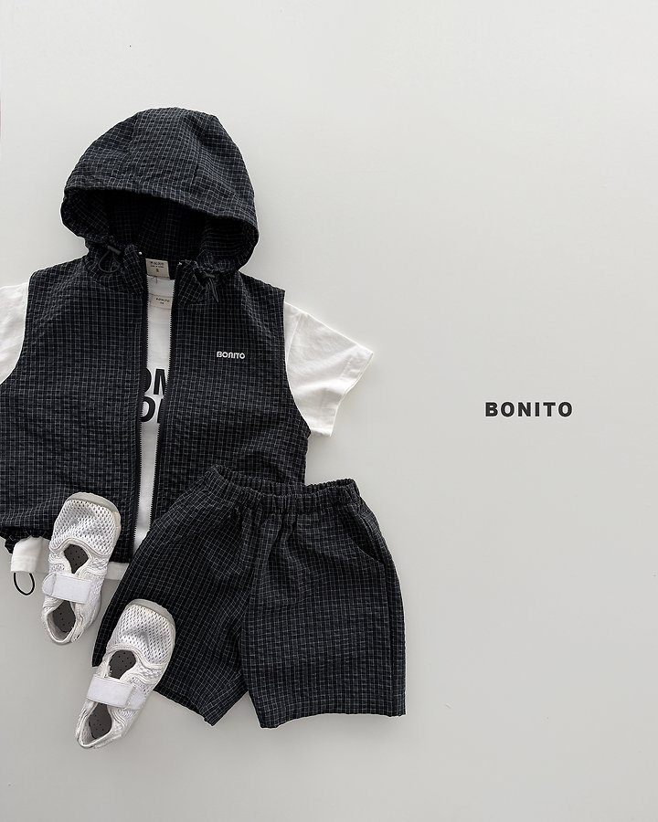 Bonito - Korean Baby Fashion - #babywear - High Vest Zip-Up Set - 9