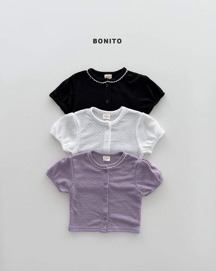 Bonito - Korean Baby Fashion - #onlinebabyboutique - Ive Short Sleeve Cardigan