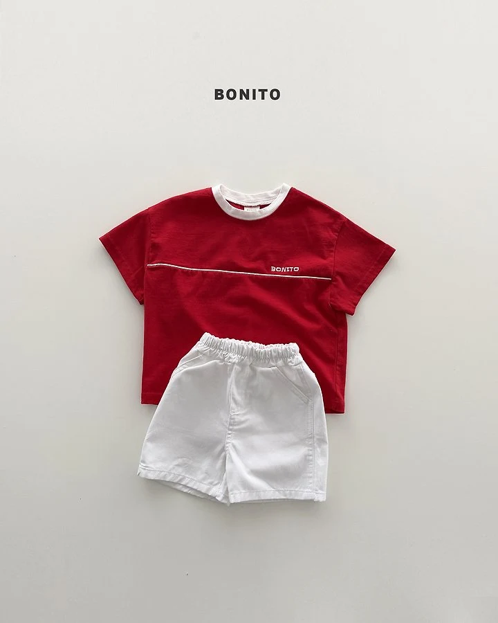 Bonito - Korean Baby Fashion - #onlinebabyboutique - Panel Line Tee - 3