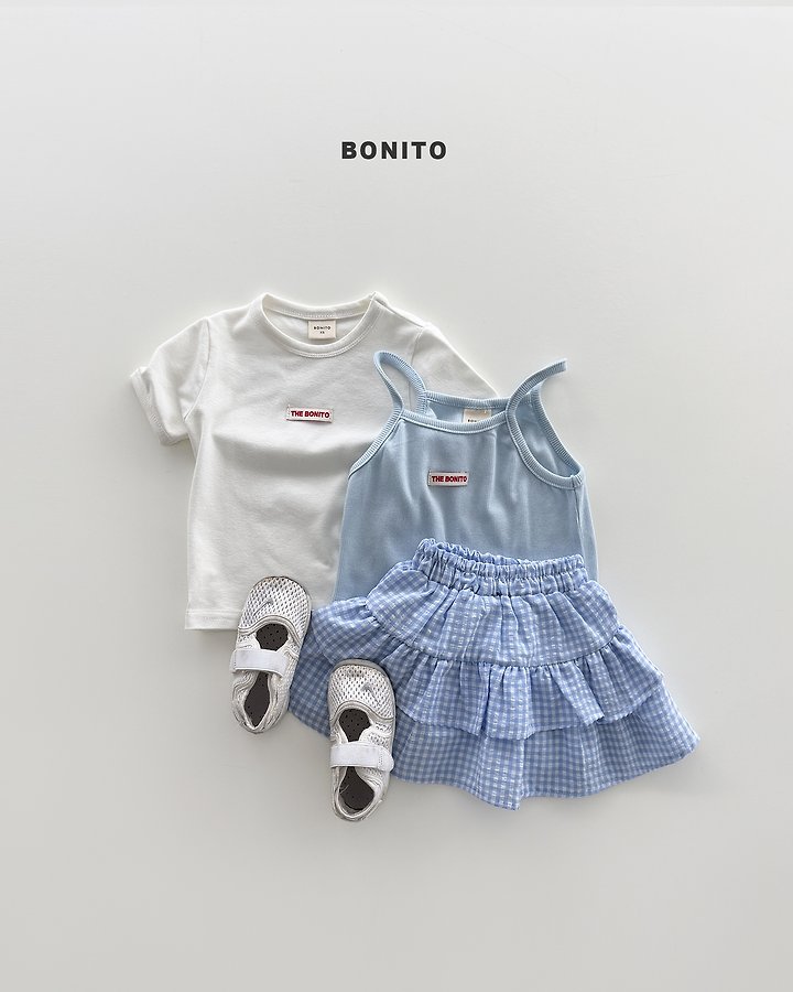 Bonito - Korean Baby Fashion - #onlinebabyboutique - Rib Layered Sleeveless - 7
