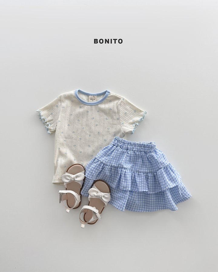 Bonito - Korean Baby Fashion - #onlinebabyboutique - Bloom Eyelet Tee - 4
