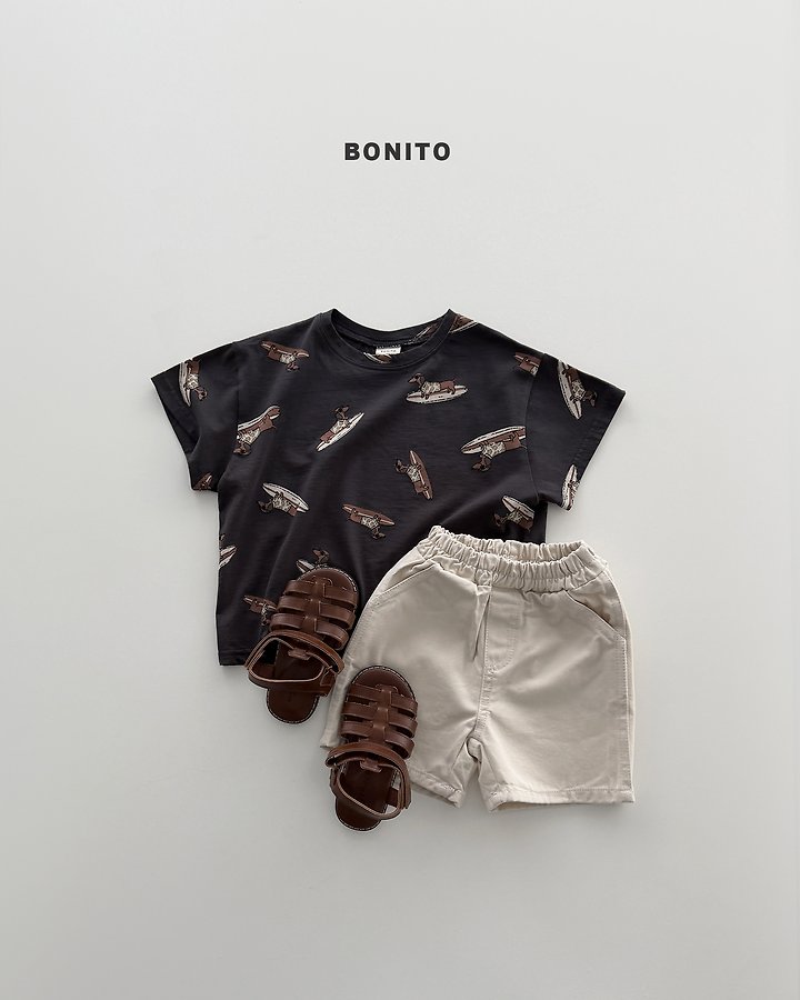 Bonito - Korean Baby Fashion - #onlinebabyshop - Surfing Dog Tee - 8