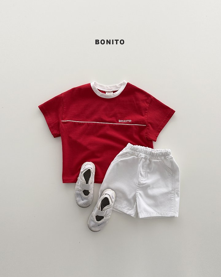 Bonito - Korean Baby Fashion - #onlinebabyboutique - Panel Line Tee - 4