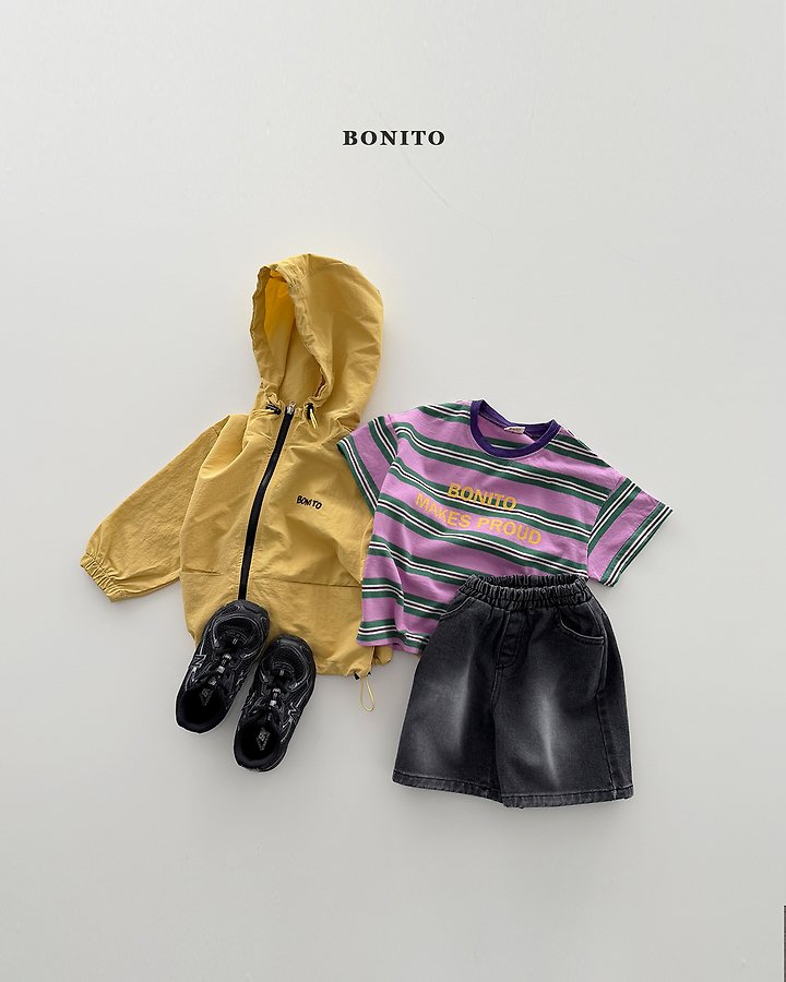 Bonito - Korean Baby Fashion - #onlinebabyshop - Proud Stripe Tee - 6