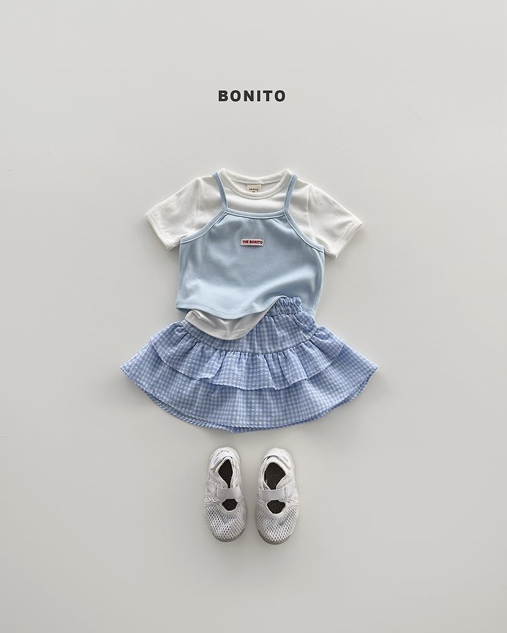 Bonito - Korean Baby Fashion - #onlinebabyshop - Rib Layered Sleeveless - 8