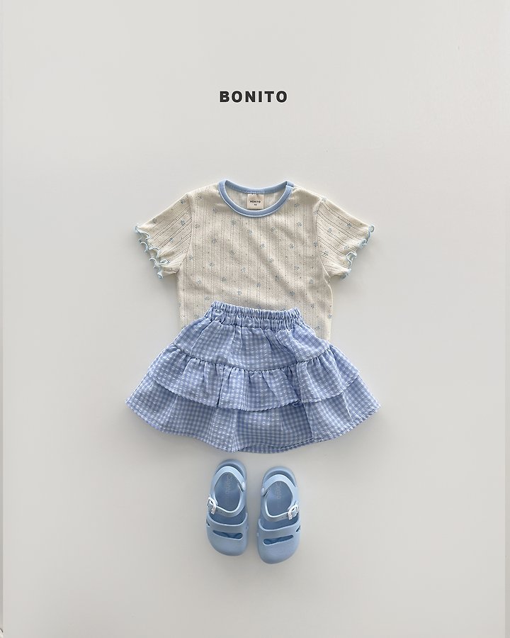 Bonito - Korean Baby Fashion - #smilingbaby - Bloom Eyelet Tee - 5