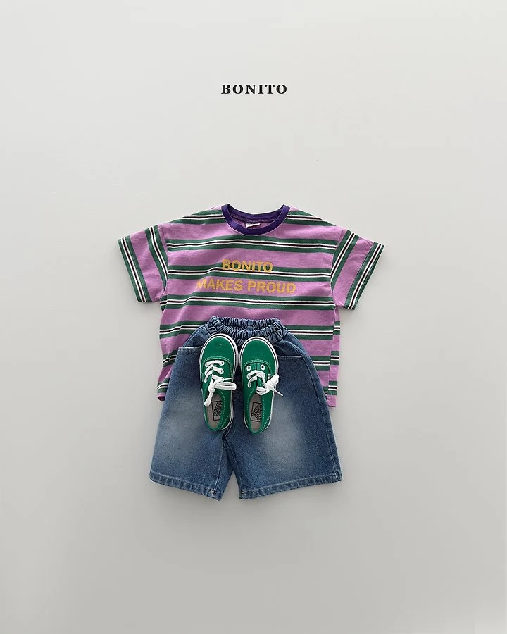 Bonito - Korean Baby Fashion - #smilingbaby - Proud Stripe Tee - 7