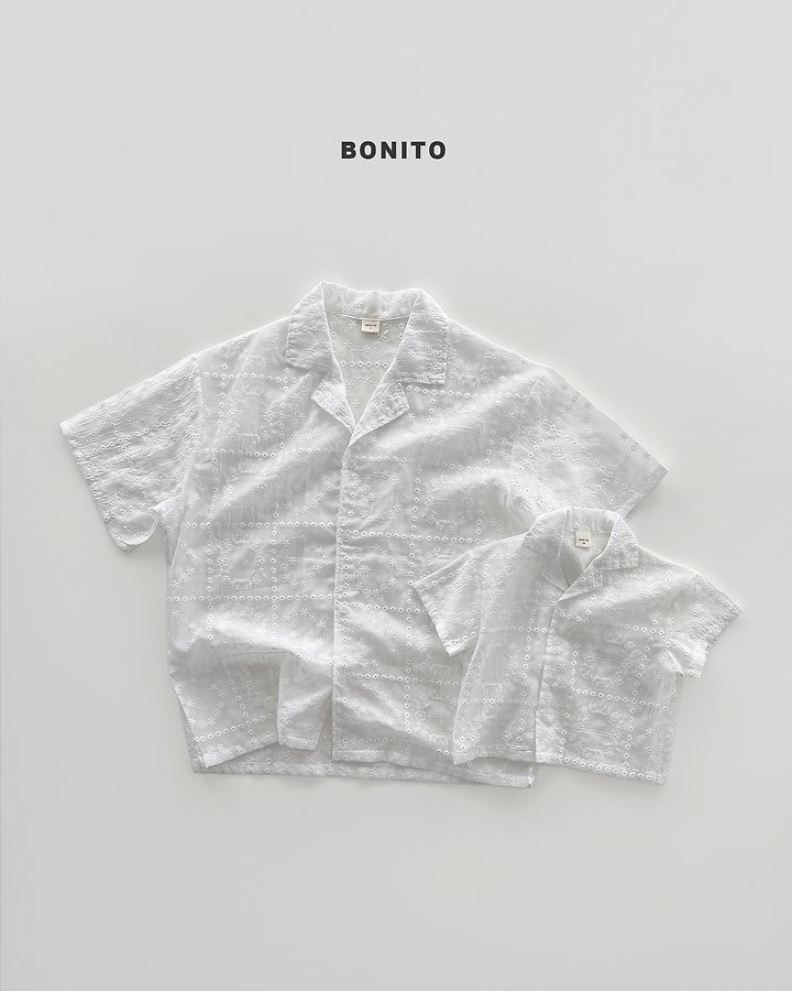Bonito - Korean Women Fashion - #momslook - See-Through Shirt (with Mom) - 3