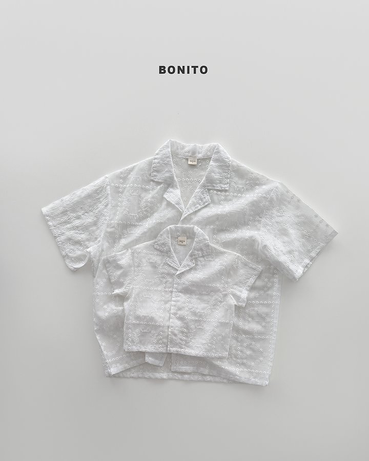 Bonito - Korean Women Fashion - #momslook - See-Through Shirt (with Mom) - 4