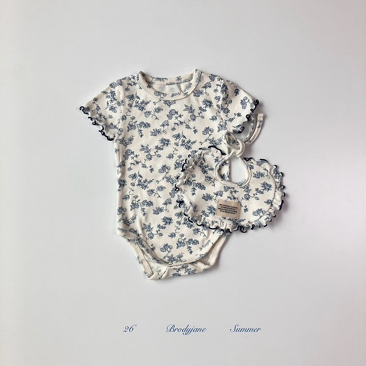 Brody Jane - Korean Baby Fashion - #smilingbaby - Flower Short Sleeve Setup - 4