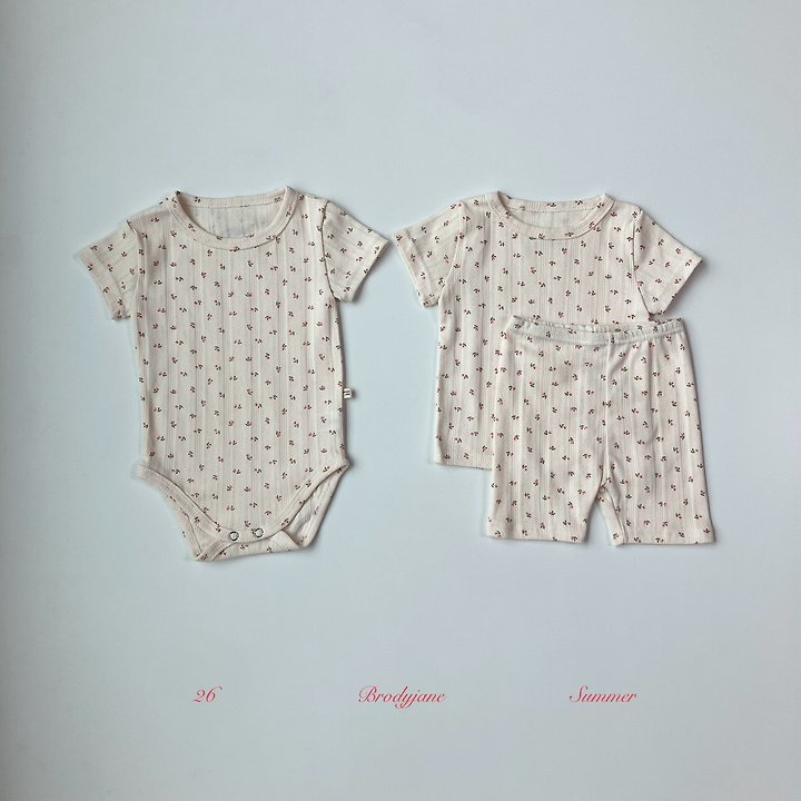 Brody Jane - Korean Baby Fashion - #babyboutique - Jacquard Flower Setup - 5