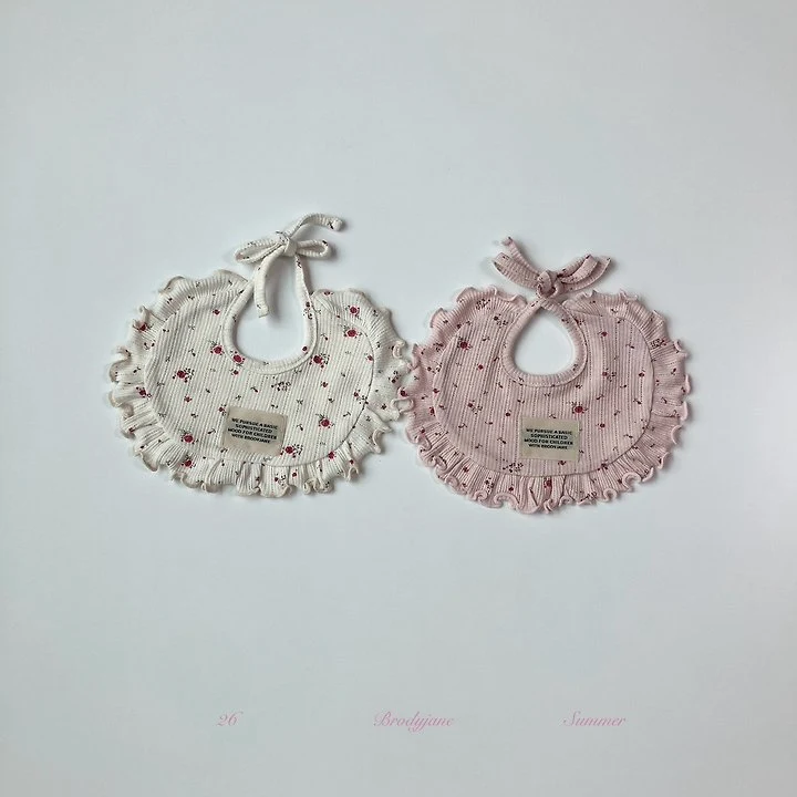 Brody Jane - Korean Baby Fashion - #babyboutiqueclothing - Flower Eyelet Bib - 12