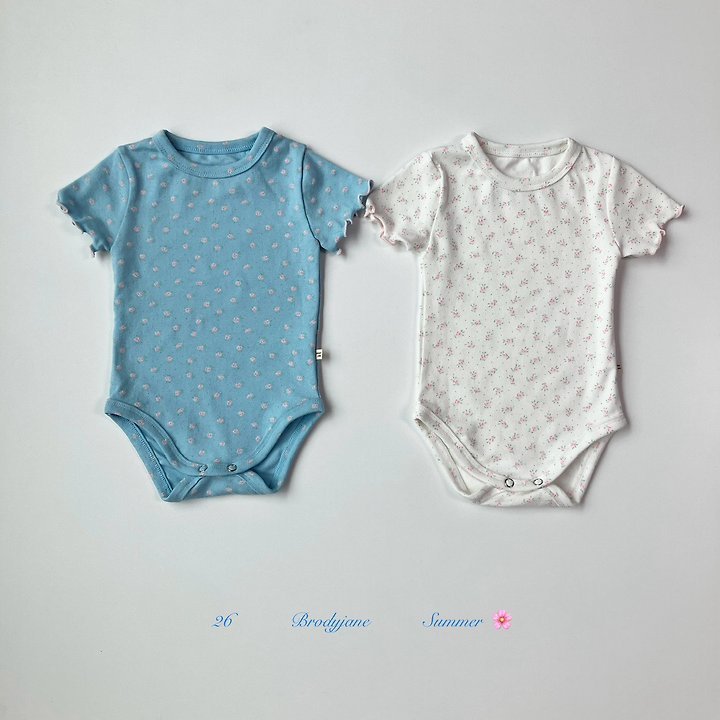 Brody Jane - Korean Baby Fashion - #babyfever - Brandy Short Sleeve Bodysuit - 2