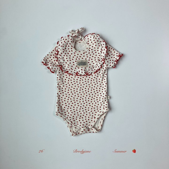 Brody Jane - Korean Baby Fashion - #babyfashion - Berry Bib - 4