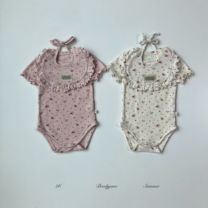 Brody Jane - Korean Baby Fashion - #babyfever - Flower Eyelet Short Sleeve Bodysuit - 2