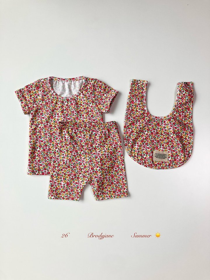 Brody Jane - Korean Baby Fashion - #babygirlfashion - Liberty Short Sleeve Setup