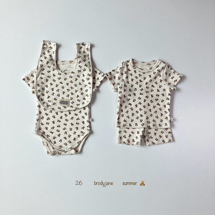 Brody Jane - Korean Baby Fashion - #babygirlfashion - Bear Bib