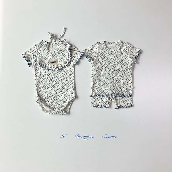 Brody Jane - Korean Baby Fashion - #babygirlfashion - Antoo Short Sleeve Bodysuit - 4