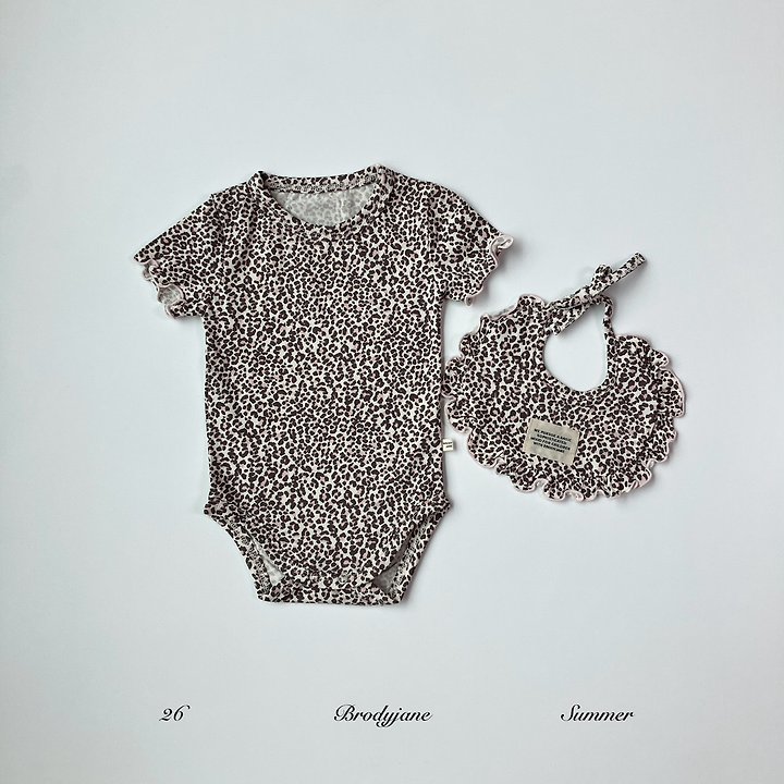 Brody Jane - Korean Baby Fashion - #babyoutfit - Pink Leo Short Sleeve Setup - 3