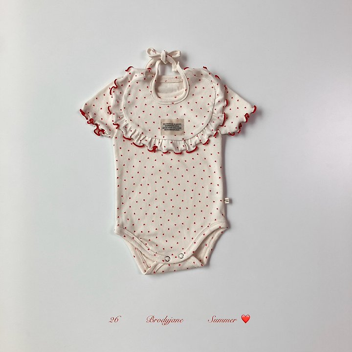 Brody Jane - Korean Baby Fashion - #babywear - Heart Bib - 3