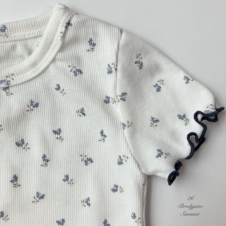 Brody Jane - Korean Baby Fashion - #smilingbaby - Blueberry Flower Bib - 8