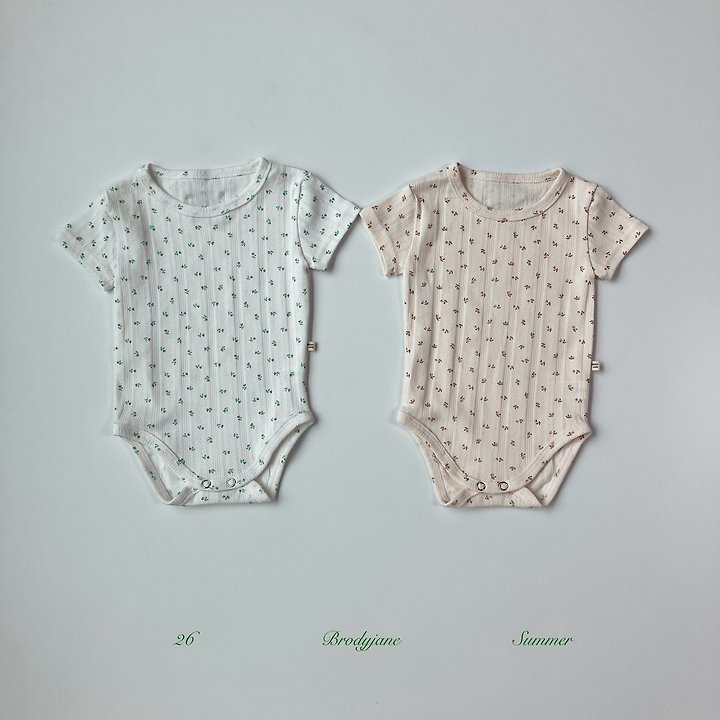 Brody Jane - Korean Baby Fashion - #smilingbaby - Jacquard Flower Bib - 2