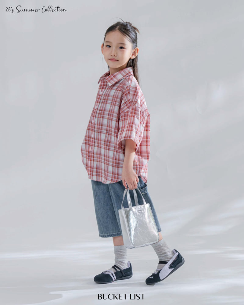 Bucket List - Korean Children Fashion - #Kfashion4kids - Vivid Check Shirt - 7