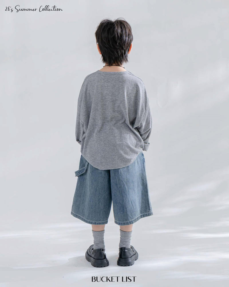 Bucket List - Korean Children Fashion - #Kfashion4kids - Summer Bermuda Denim Pants - 8