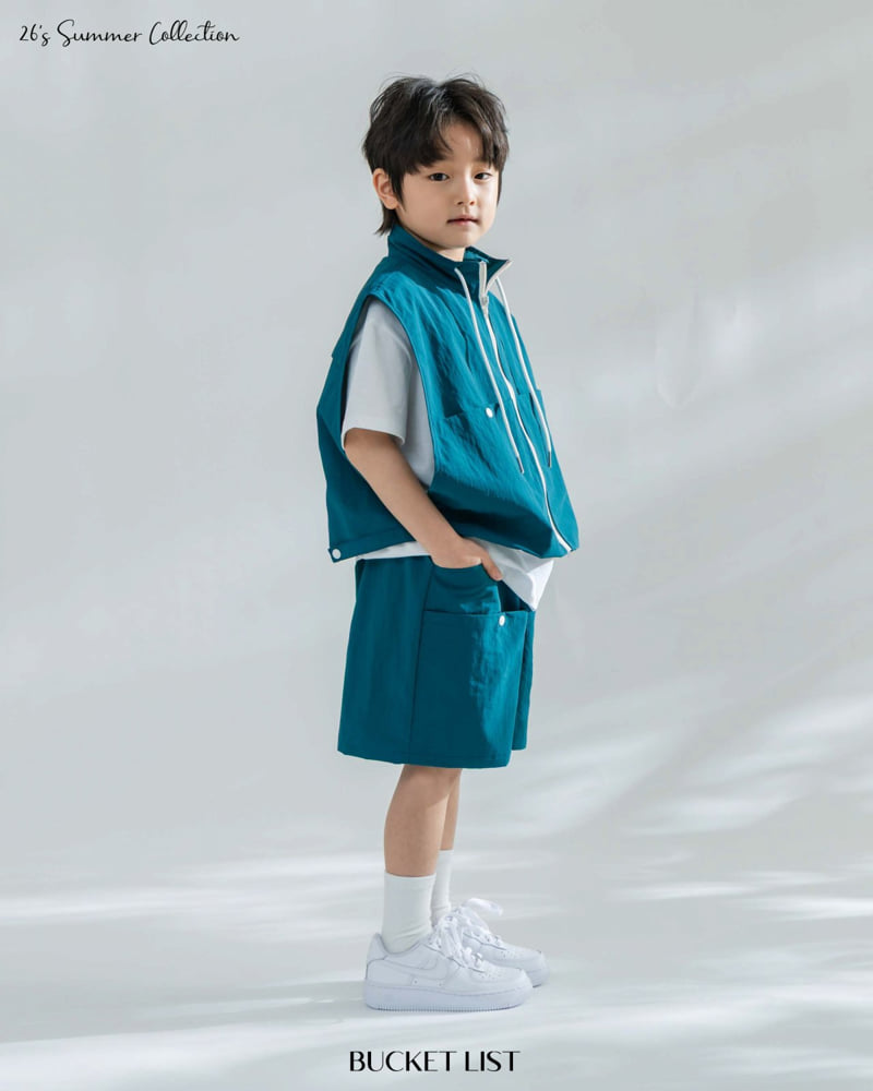 Bucket List - Korean Children Fashion - #Kfashion4kids - Point Pocket Shorts - 3