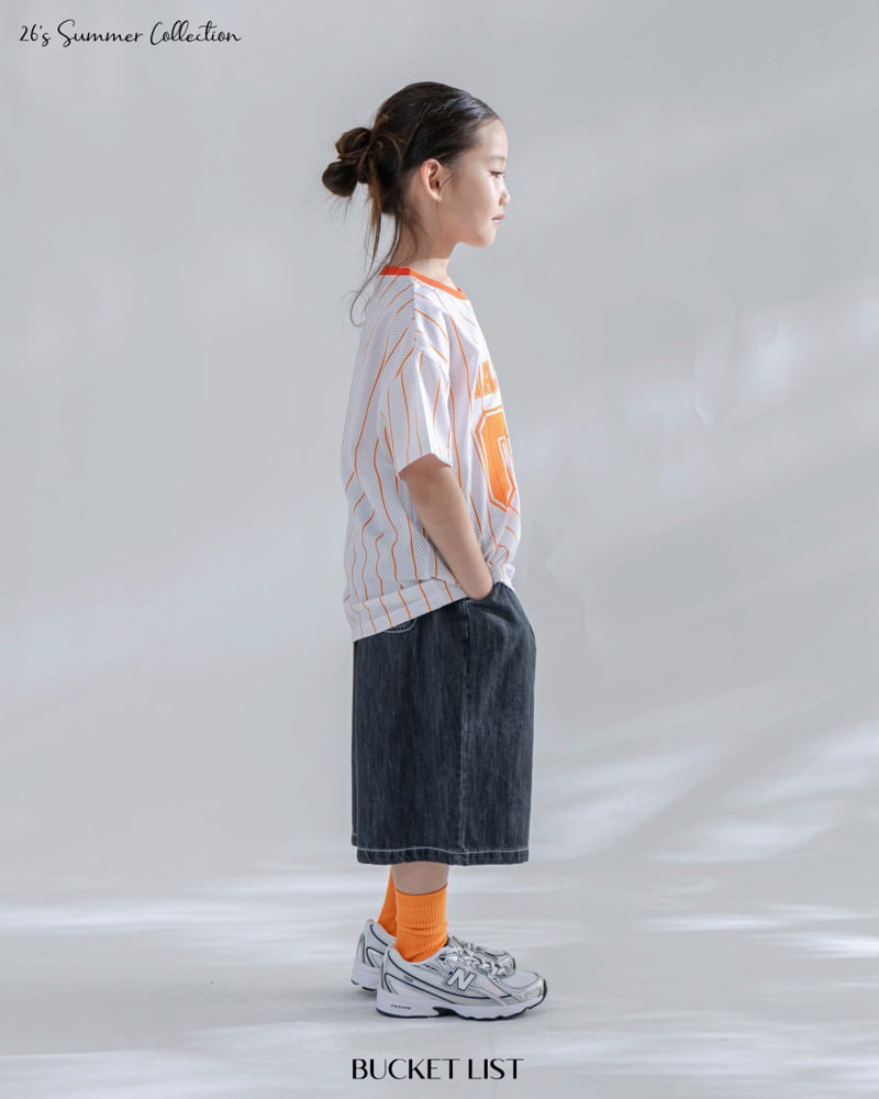 Bucket List - Korean Children Fashion - #Kfashion4kids - Master Mesh Short Sleeve Tee - 7
