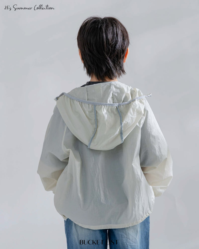 Bucket List - Korean Children Fashion - #Kfashion4kids - Glossy Hood Jumper - 8