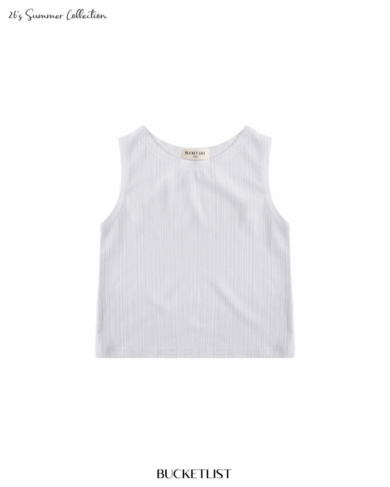 Bucket List - Korean Children Fashion - #childofig - Soft Sleeveless Tee - 9