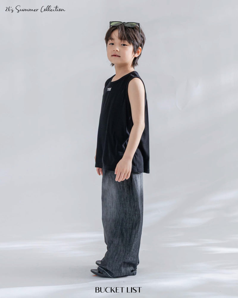 Bucket List - Korean Children Fashion - #childofig - THX Ribbed Sleeveless - 7
