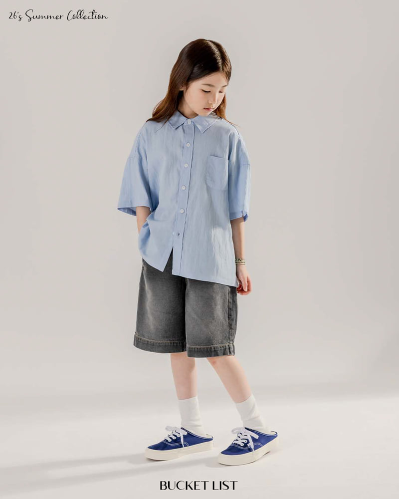 Bucket List - Korean Children Fashion - #childofig - Ice Short Sleeve Shirt - 12