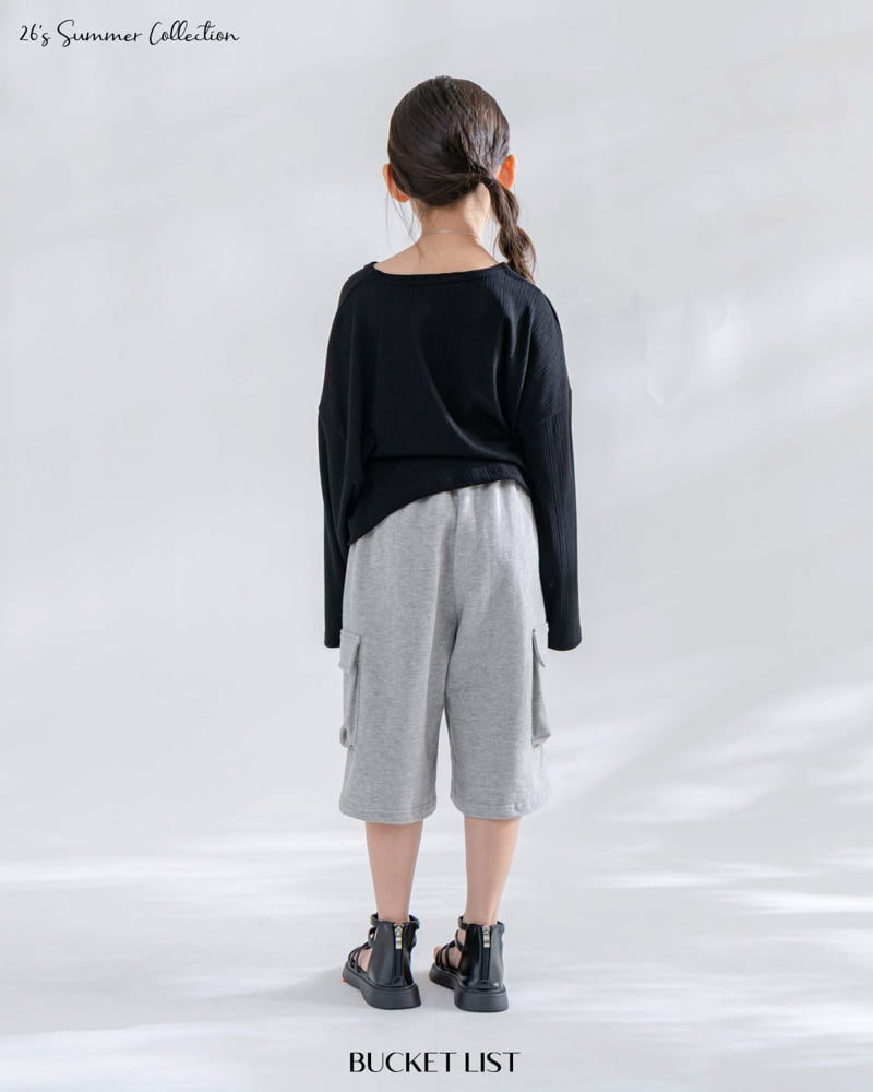Bucket List - Korean Children Fashion - #childofig - Soft Crop Long Sleeve Tee - 12