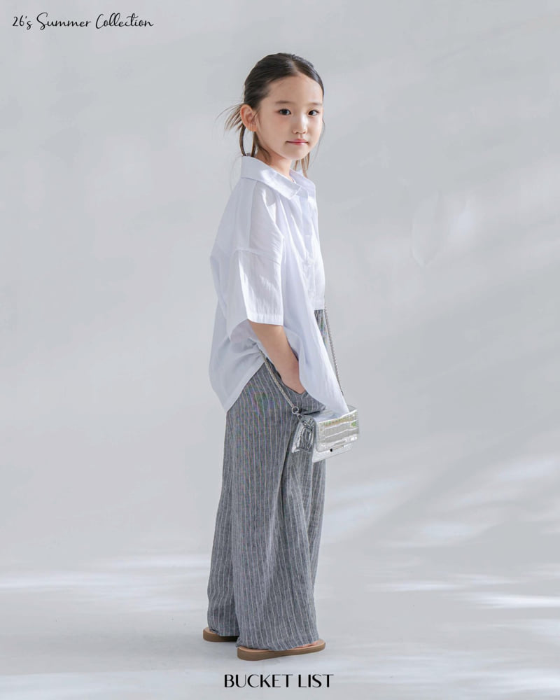 Bucket List - Korean Children Fashion - #childofig - Water Wide Pants - 10