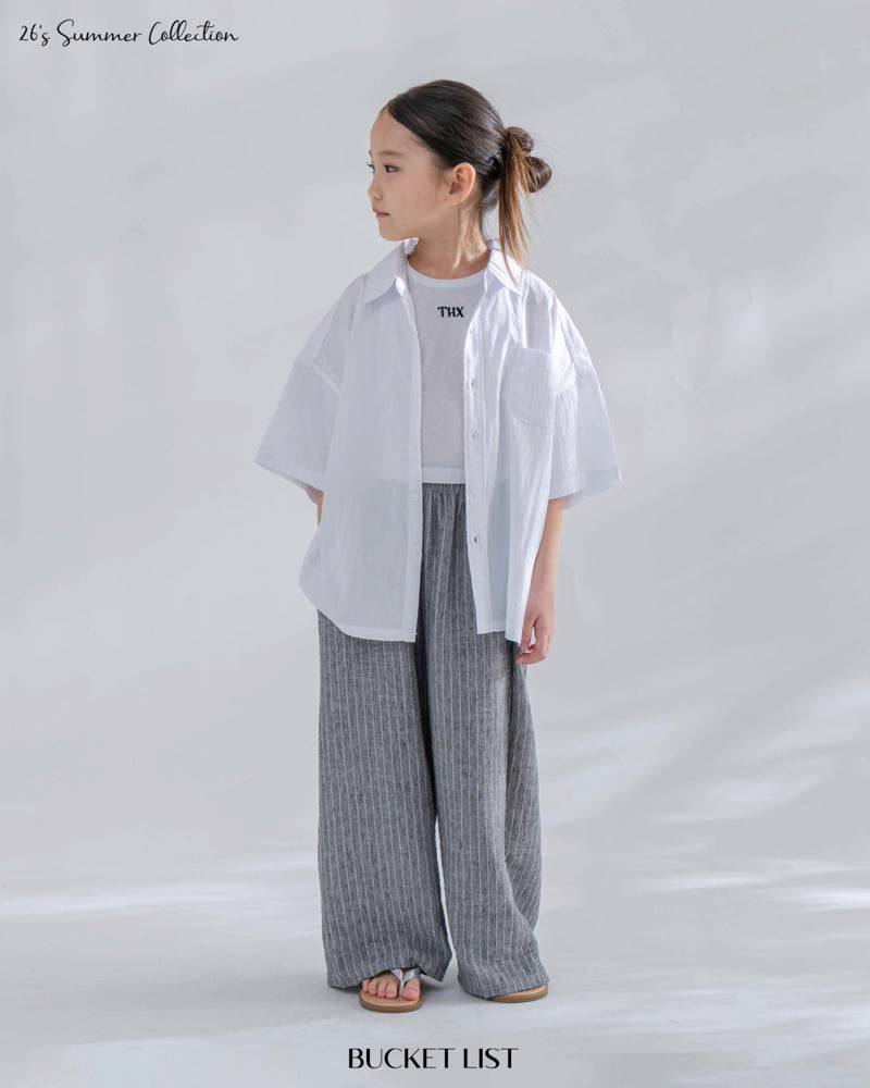 Bucket List - Korean Children Fashion - #childofig - Water Wide Pants - 9
