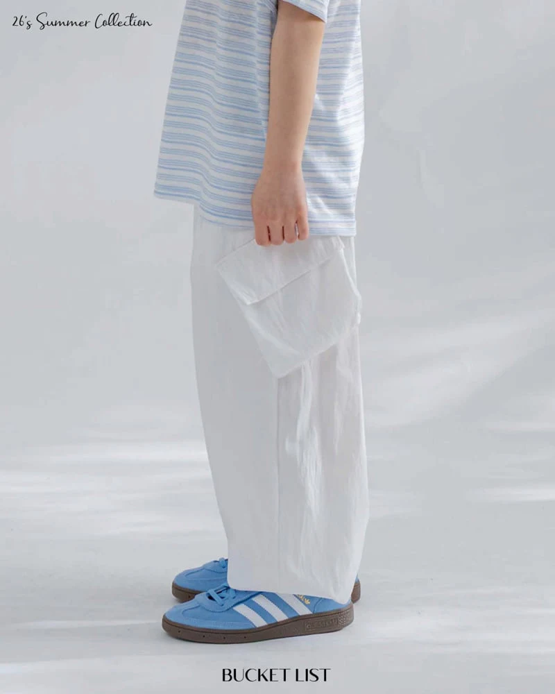 Bucket List - Korean Children Fashion - #childofig - Rustle Curve Cargo Pants - 7