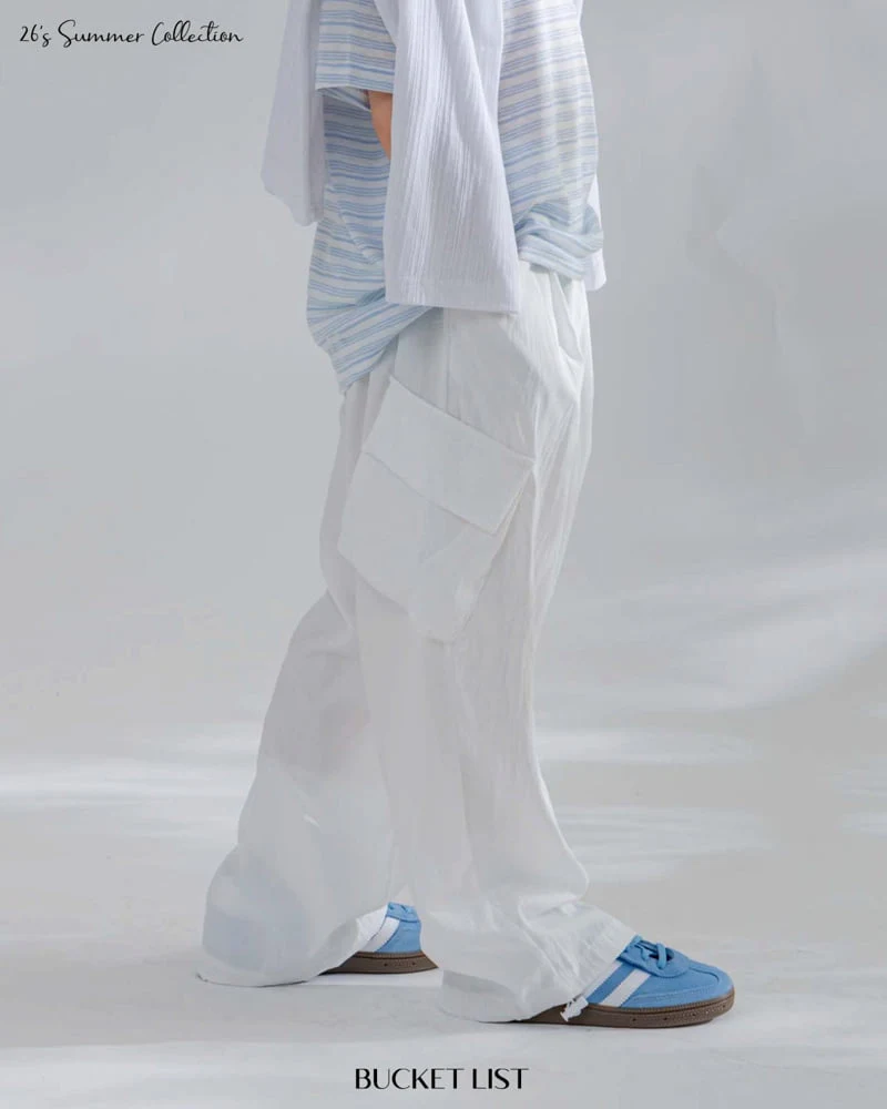 Bucket List - Korean Children Fashion - #childofig - Rustle Curve Cargo Pants - 8